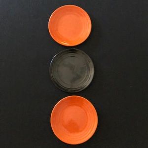 BAUER black and orange plates